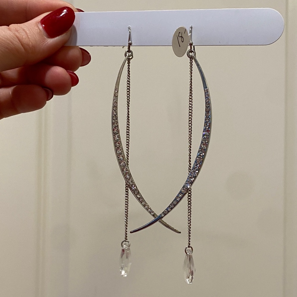 Elegant Silver Drop Earrings